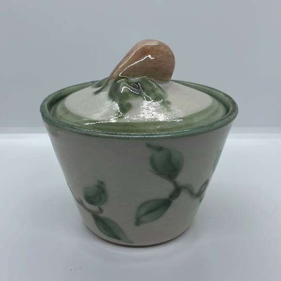 Louisville Pottery, John B. Taylor, “Harvest Pear,” sugar and creamer. - Picture 9 of 14